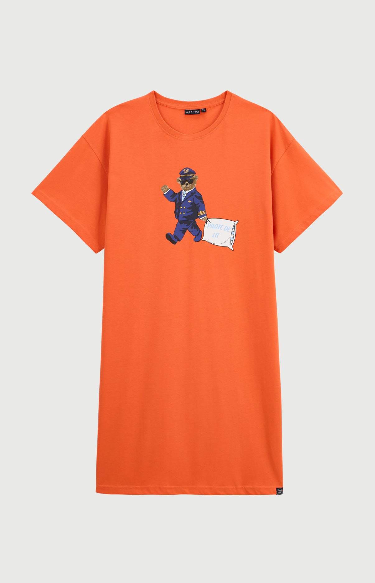 Maxi Tee-Shirt en jersey de coton léger - Pilote de lit