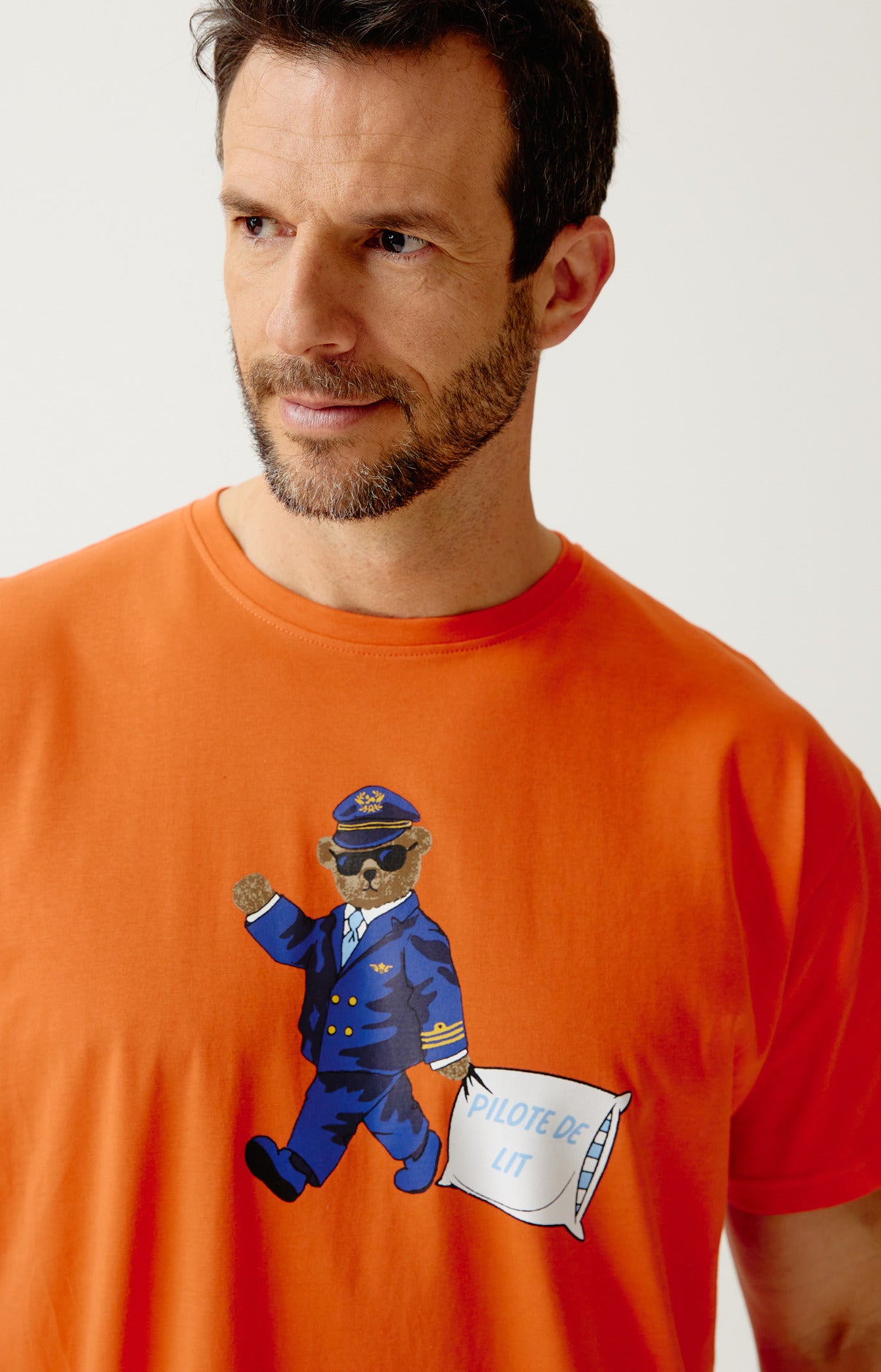 Maxi Tee-Shirt en jersey de coton léger - Pilote de lit