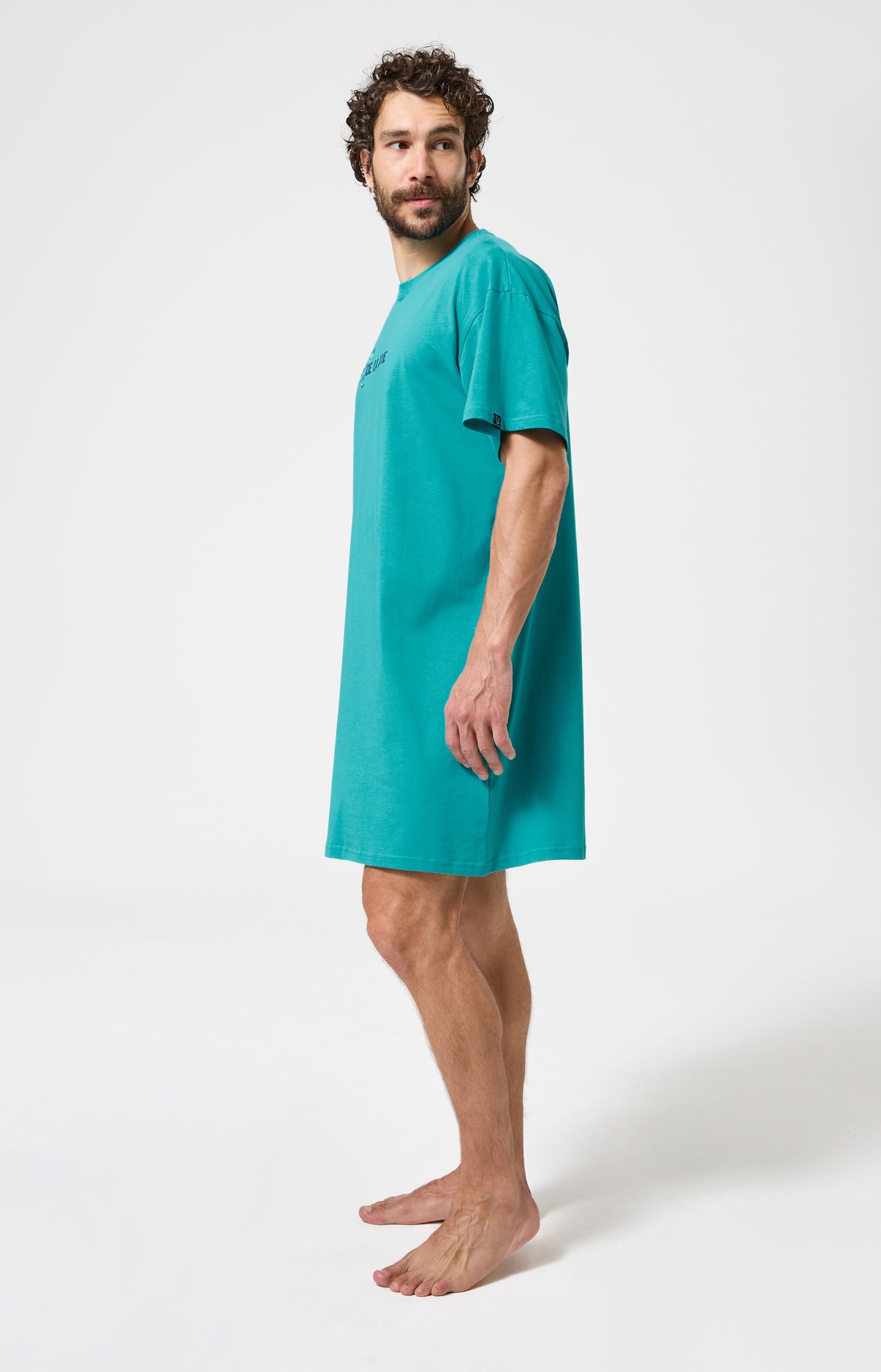 Chemise de nuit Homme IA de la joie Manches courtes Imprimé robots 4