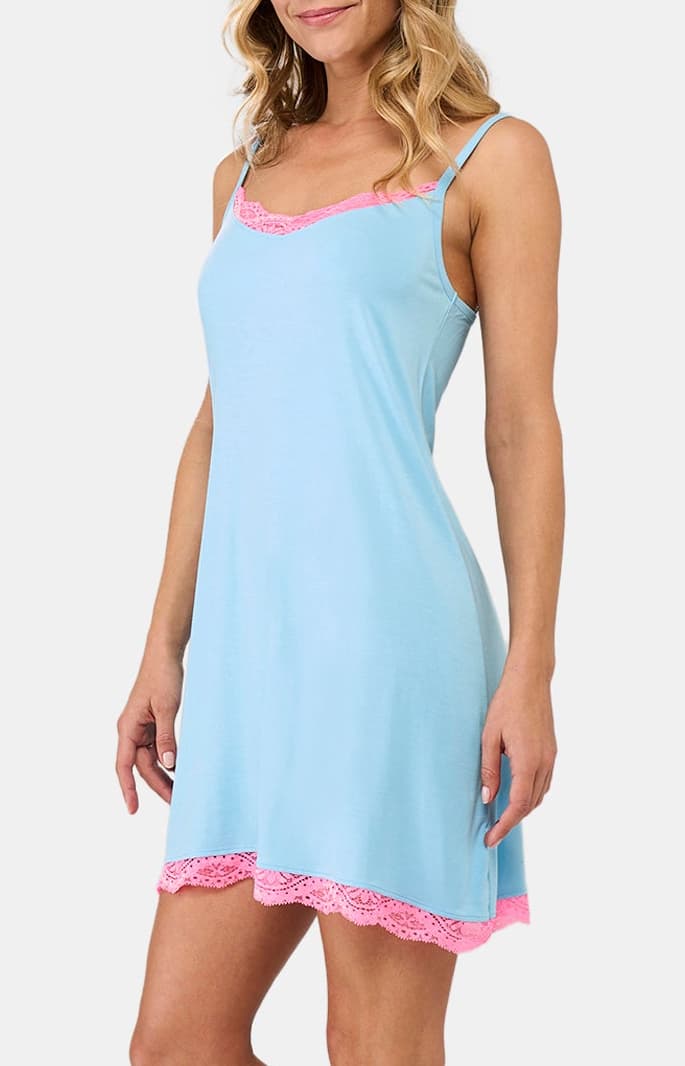 Nuisette Femme Turquoise Bleu 2