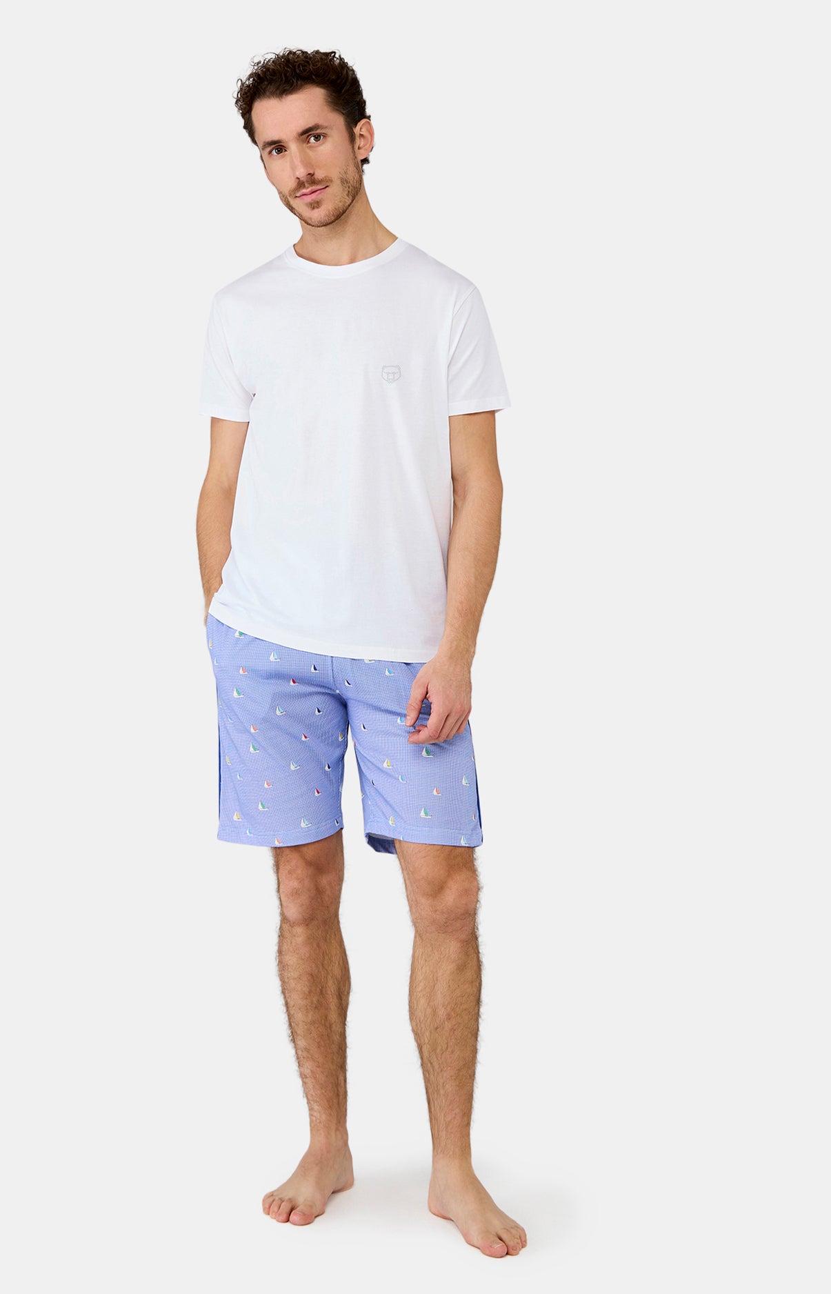 Tee-shirt Homme Blanc 4