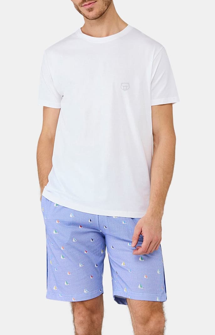 Tee-shirt Homme Blanc 4