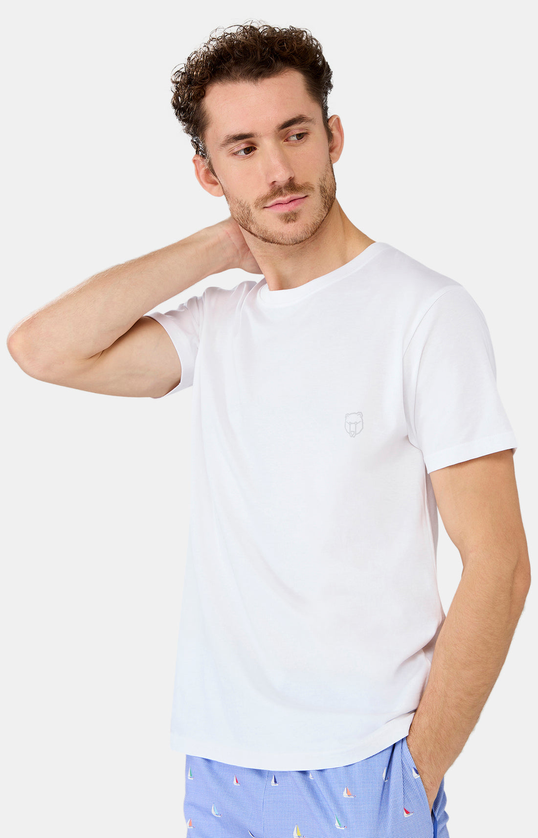 Tee-shirt Homme Blanc 1