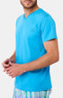 Tee-shirt Homme Bleu 1