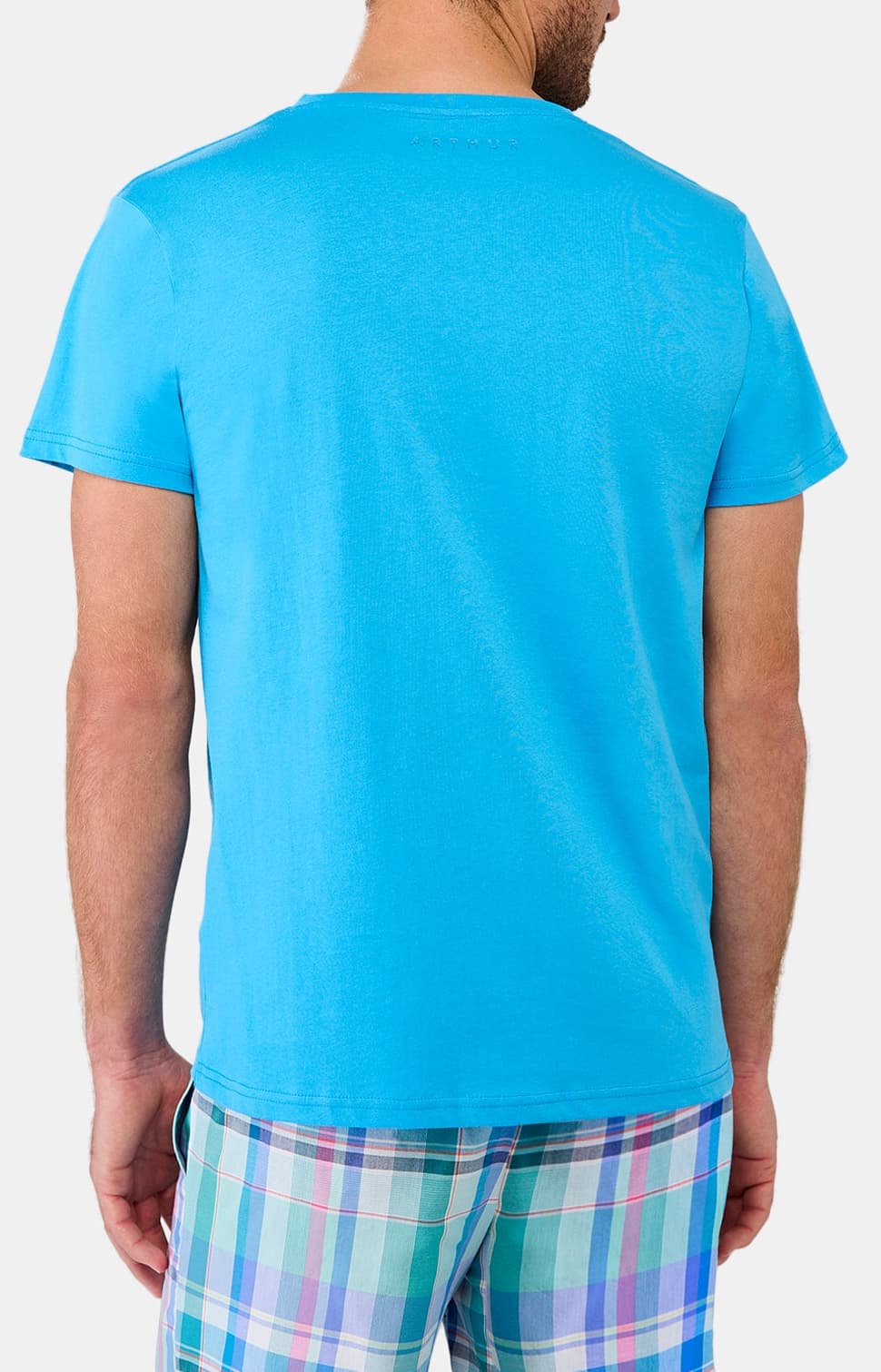 Tee-shirt Homme Bleu 6