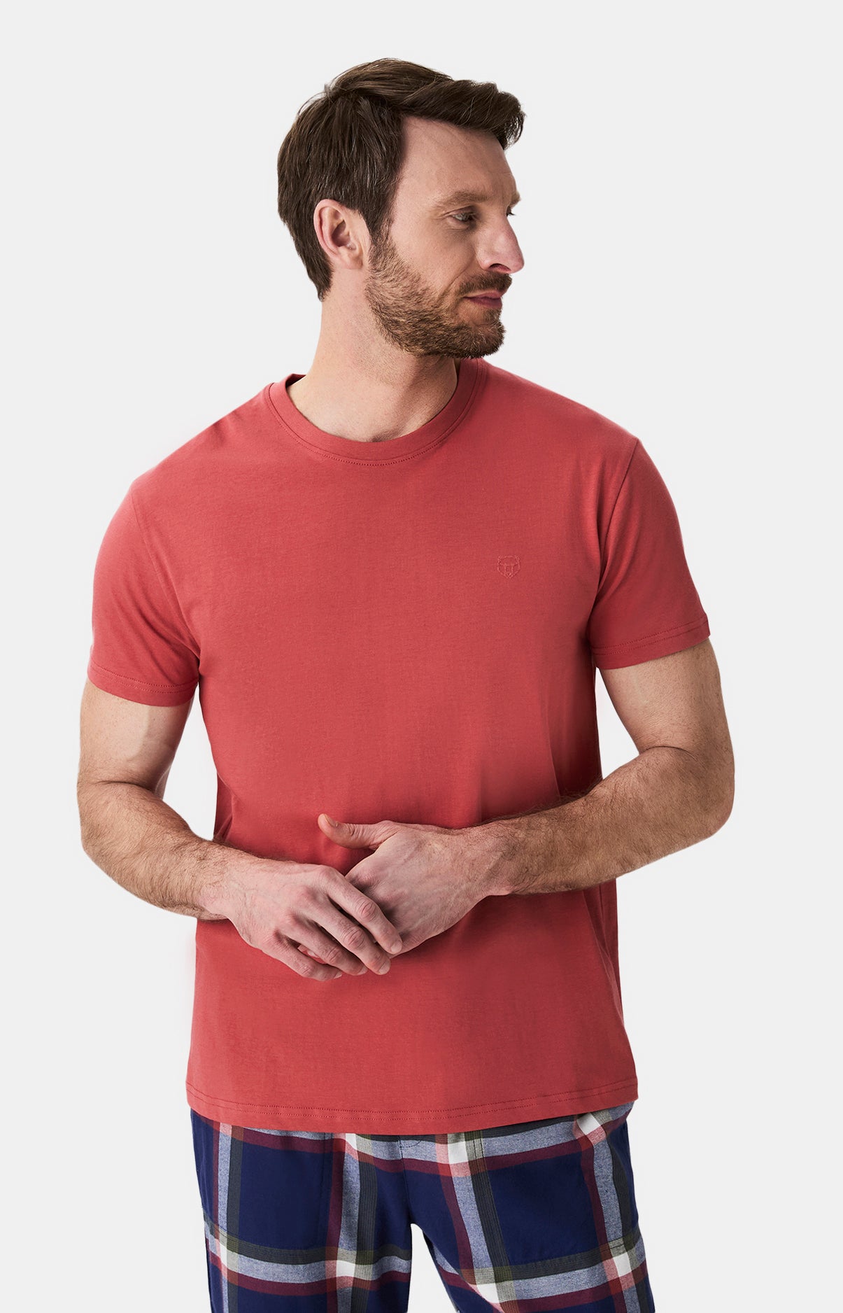 Hauts Homme shirt Terracotta TERRE 4