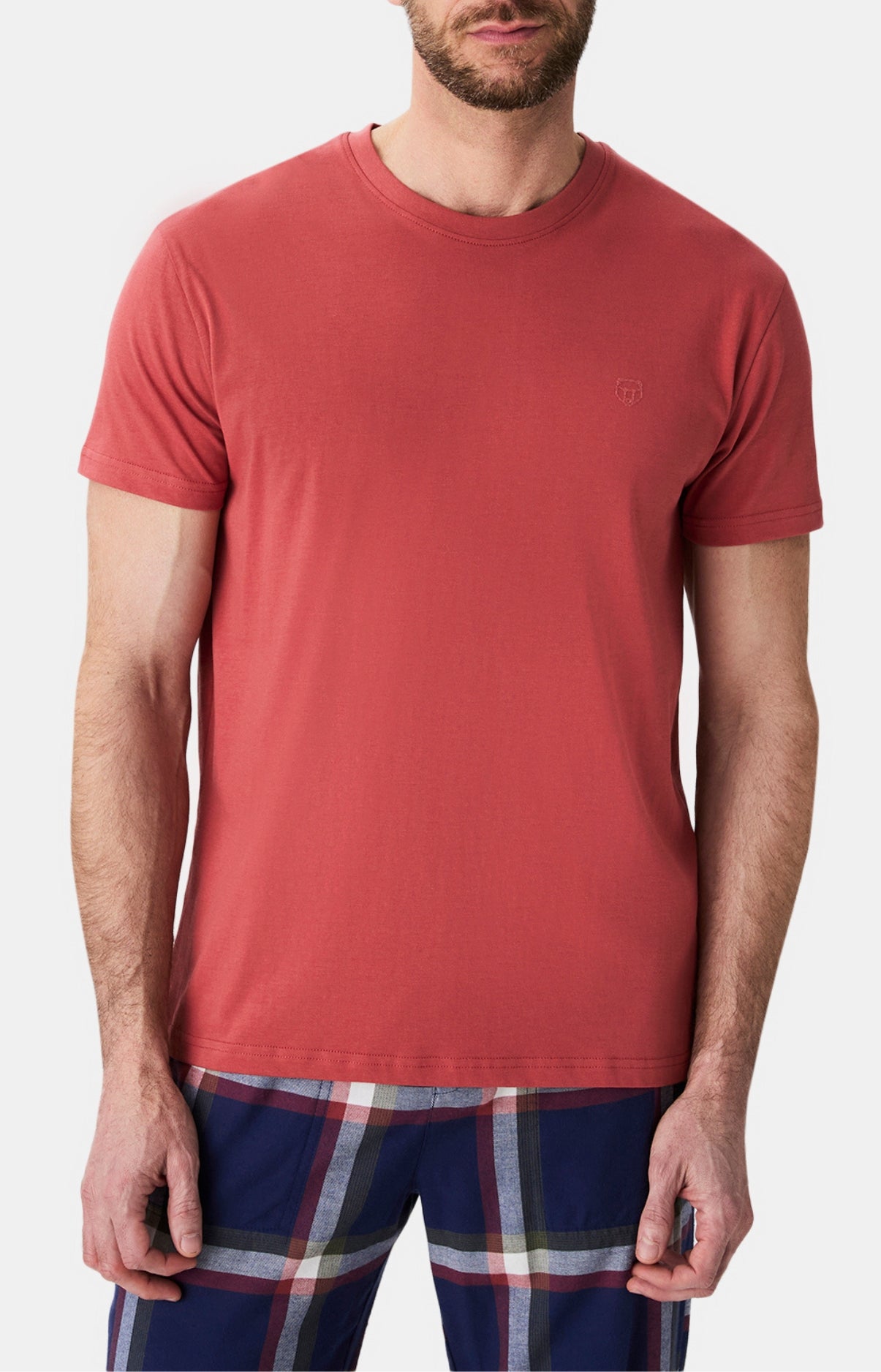 Hauts Homme shirt Terracotta TERRE 1