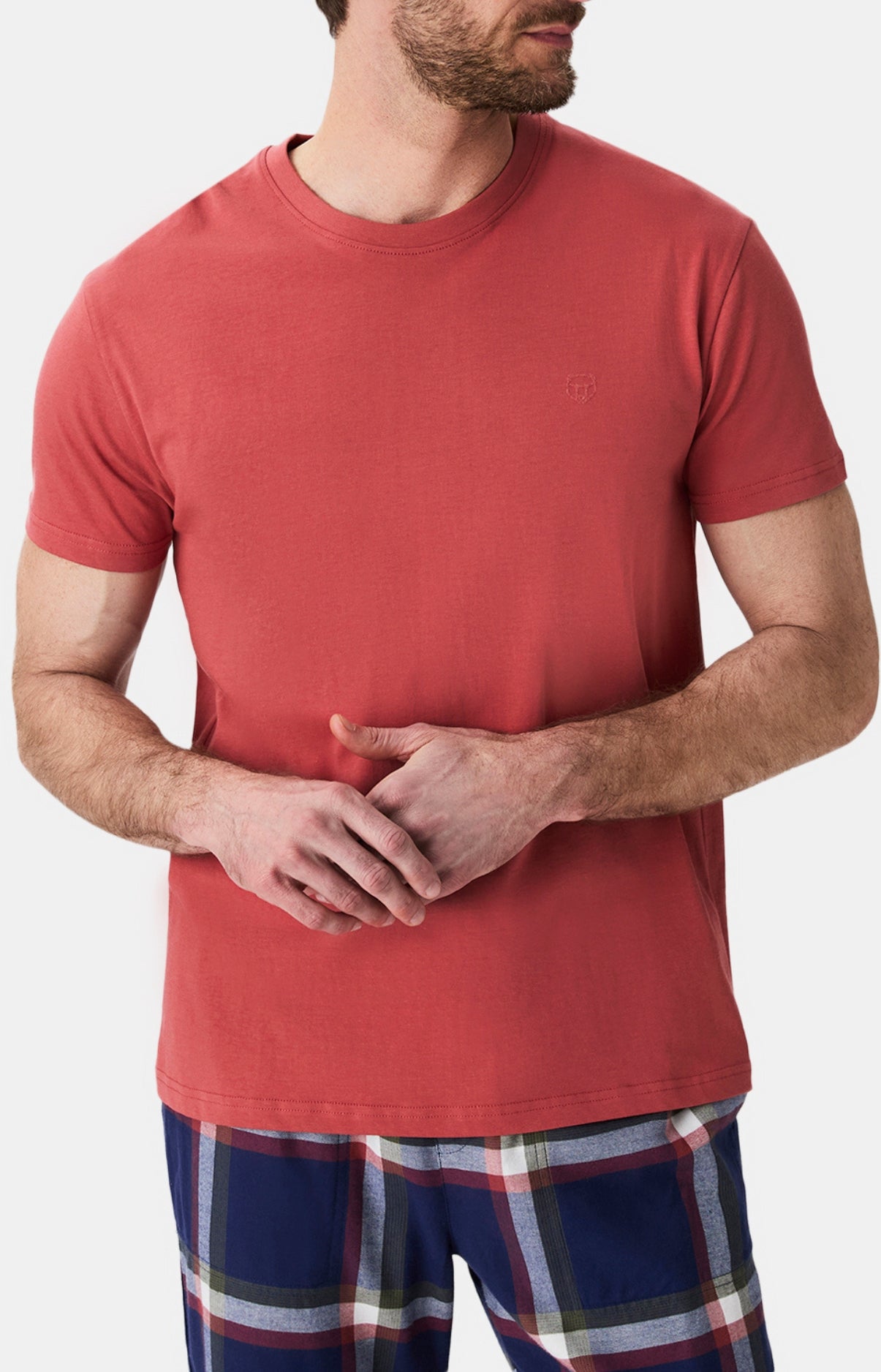 Hauts Homme shirt Terracotta TERRE 4