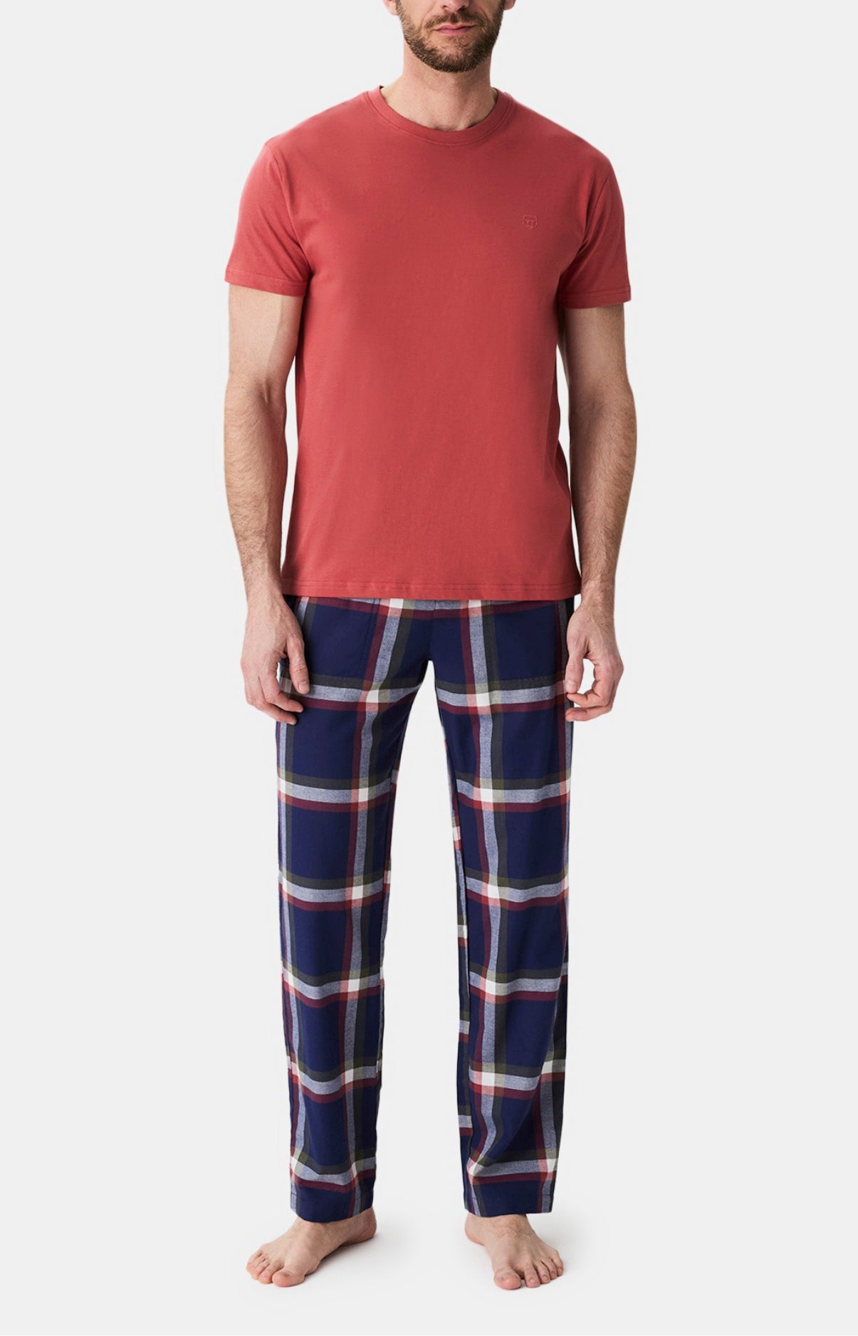 Hauts Homme shirt Terracotta TERRE 7