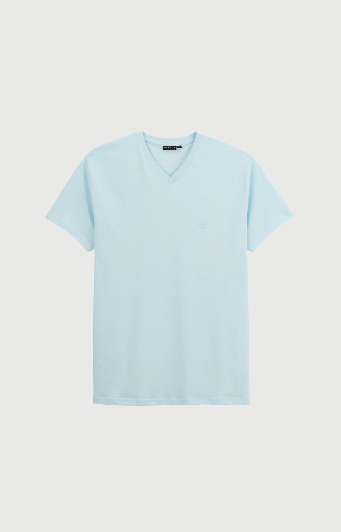 Tee-shirt en jersey de coton léger - Ciel
