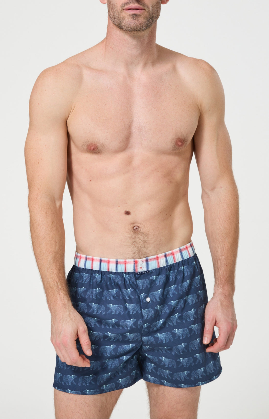 Lot de deux caleçons avec suspensoir Nuit Polaire Multicolore homme 2