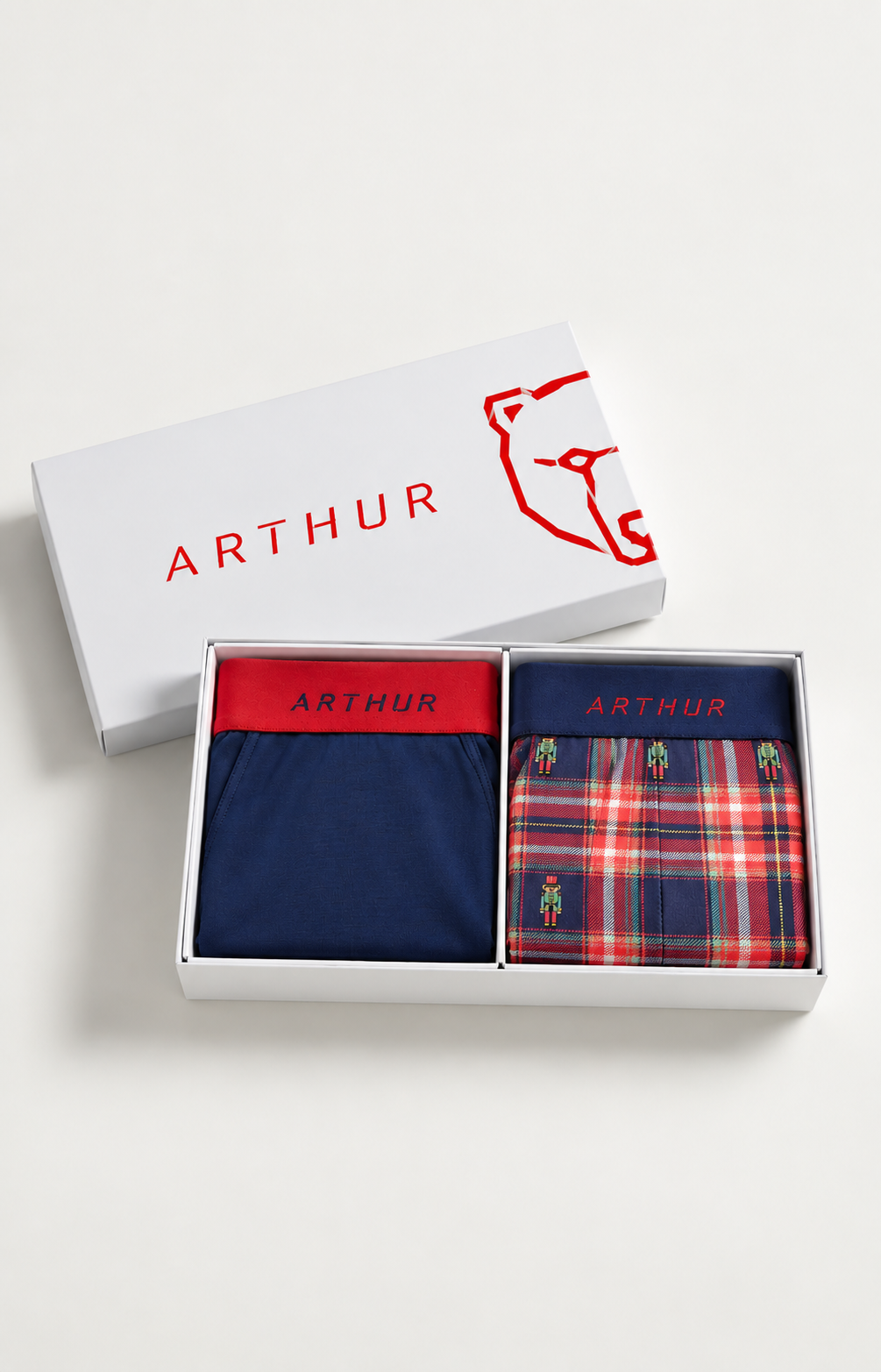 Pack 2 boxers en jersey de coton - Léon