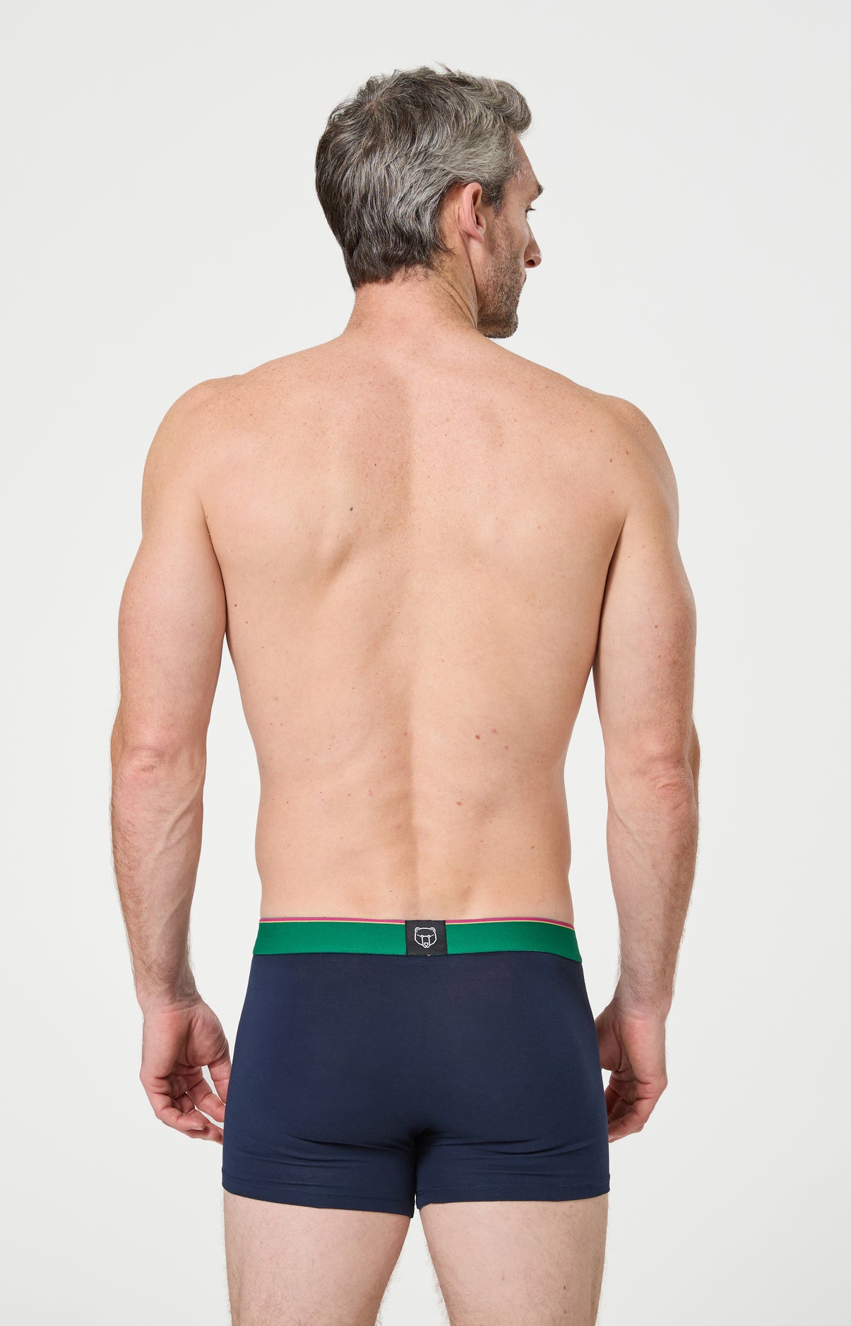 Lot de 3 boxers unis élastique couleur homme 8