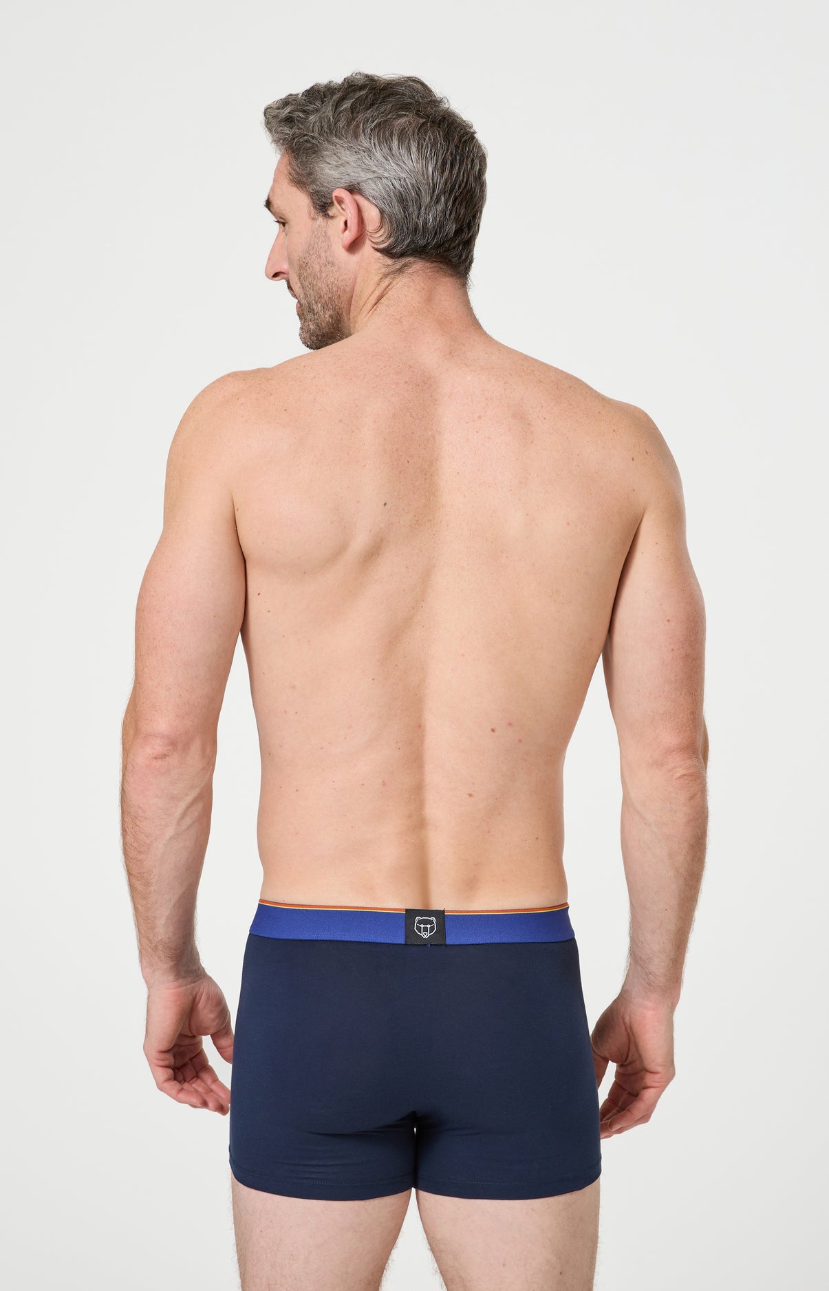 Lot de 3 boxers unis élastique couleur homme 6