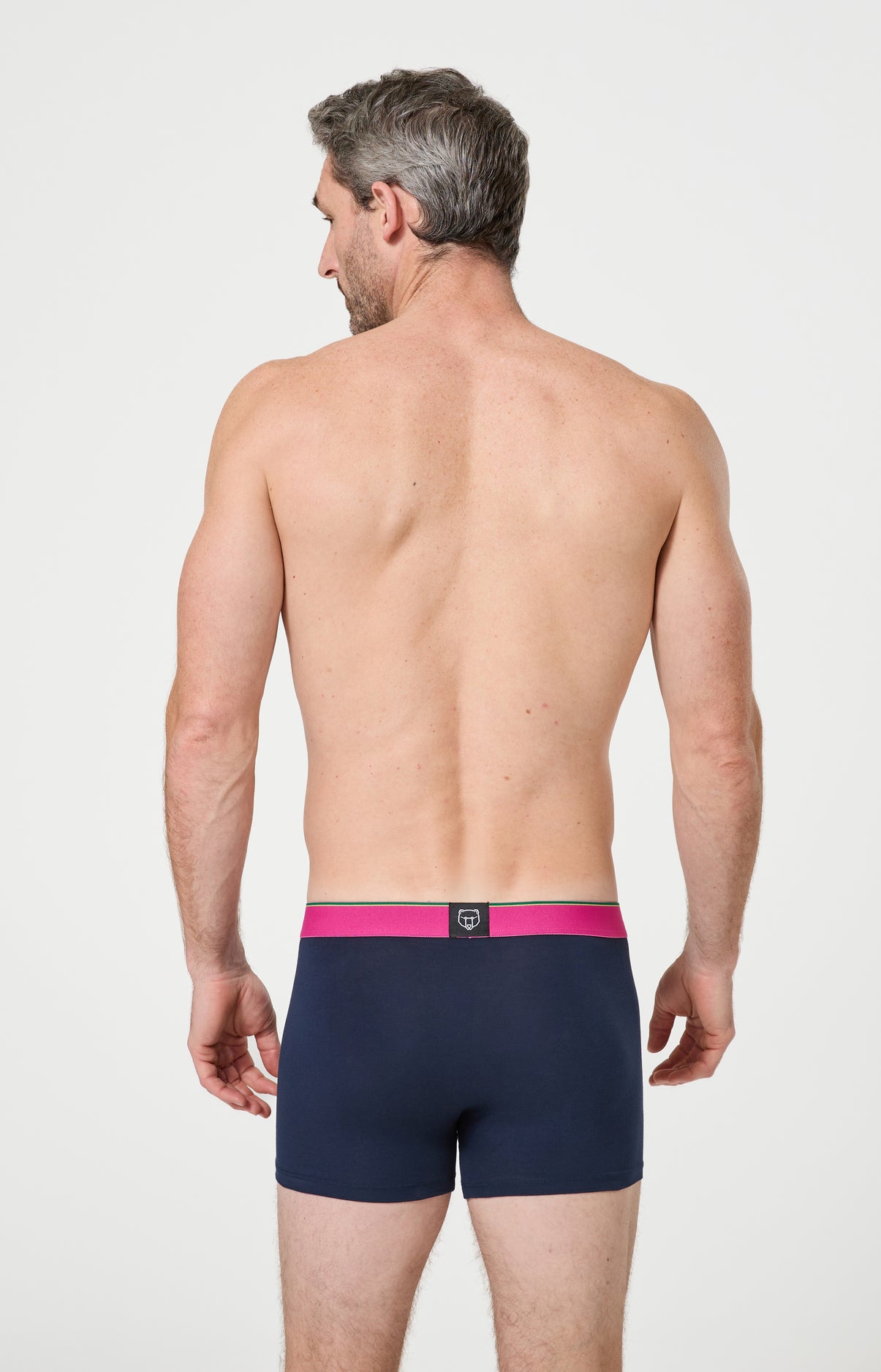 Lot de 3 boxers unis élastique couleur homme 7