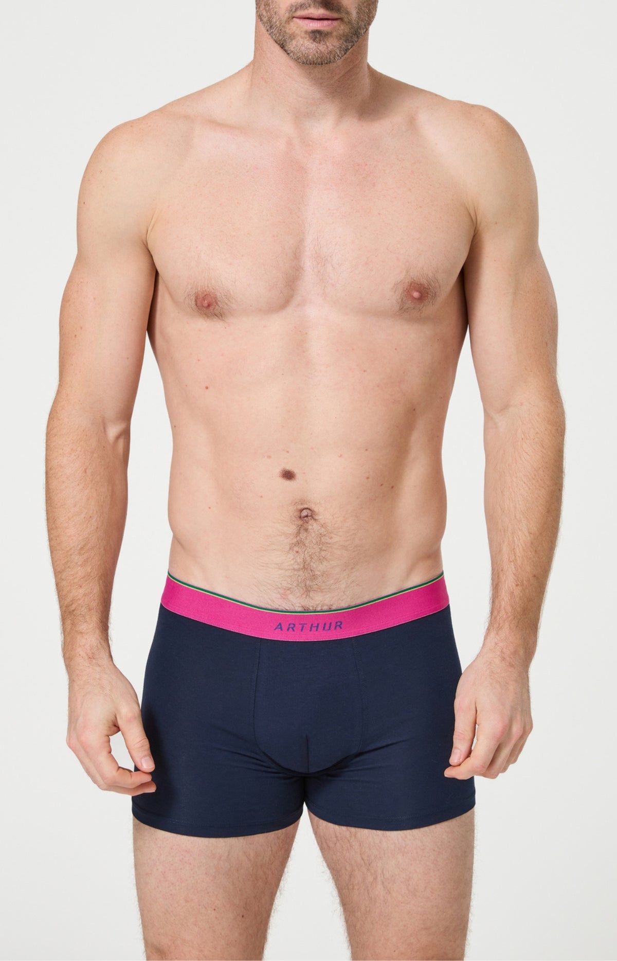Lot de 3 boxers unis élastique couleur homme 5