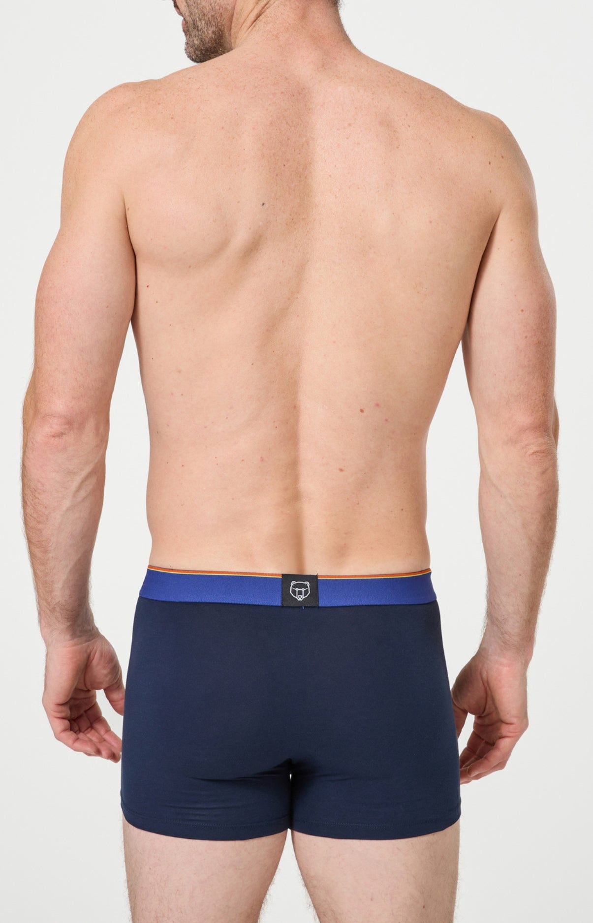 Lot de 3 boxers unis élastique couleur homme 6