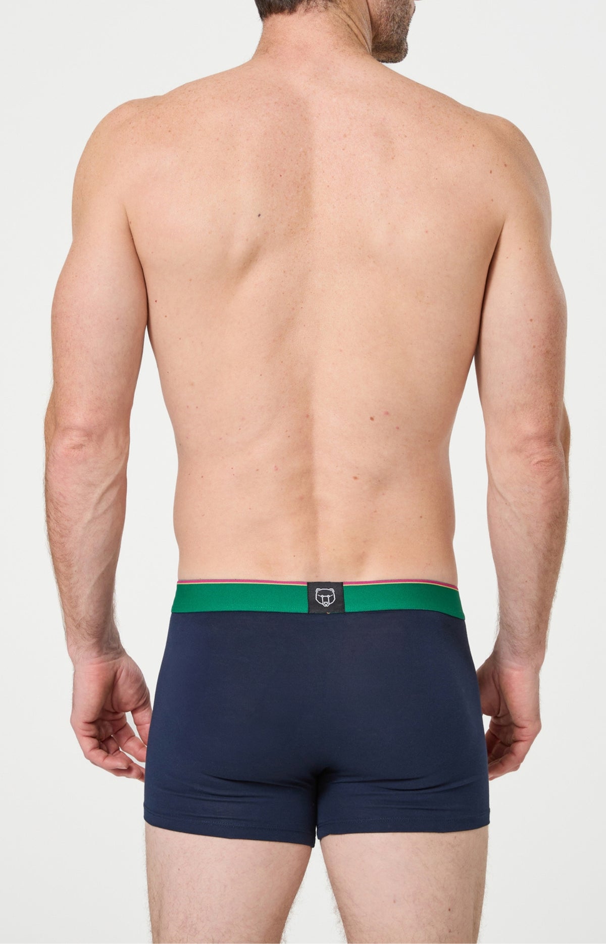 Lot de 3 boxers unis élastique couleur homme 7