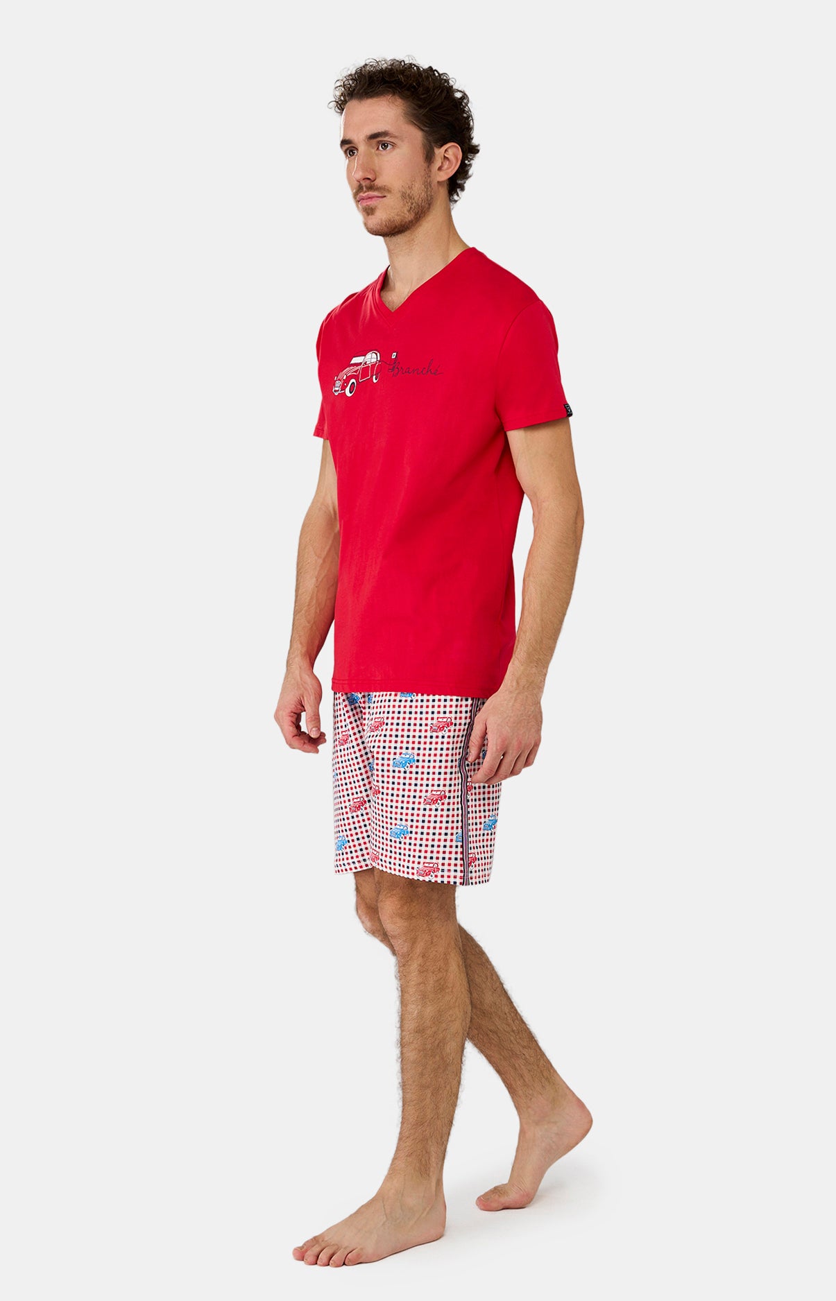 Pyjashort Homme 2CV Multicolore 26