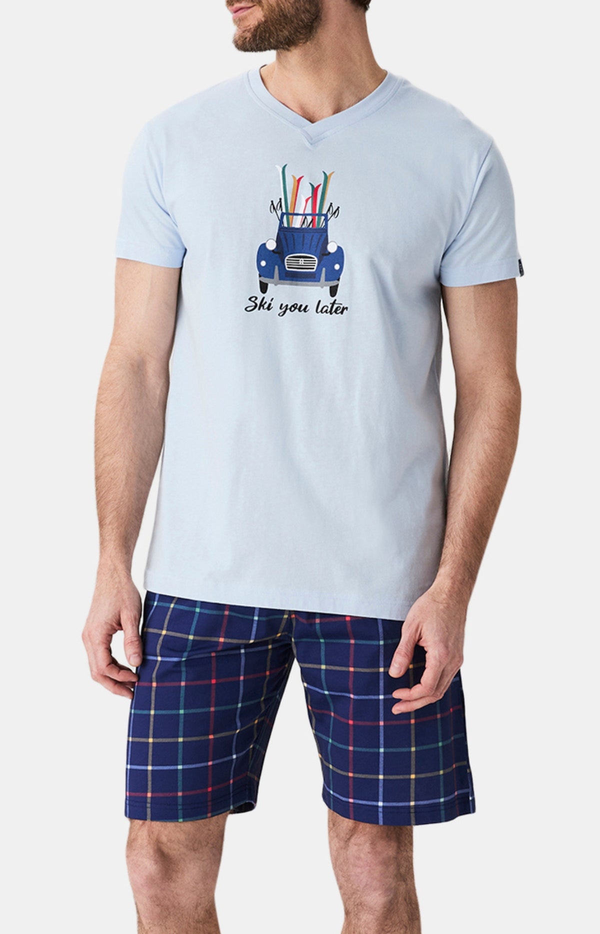 Pyjamas Homme Ski You Later MARINE 4
