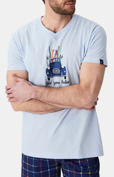 Pyjamas Homme Ski You Later MARINE 7