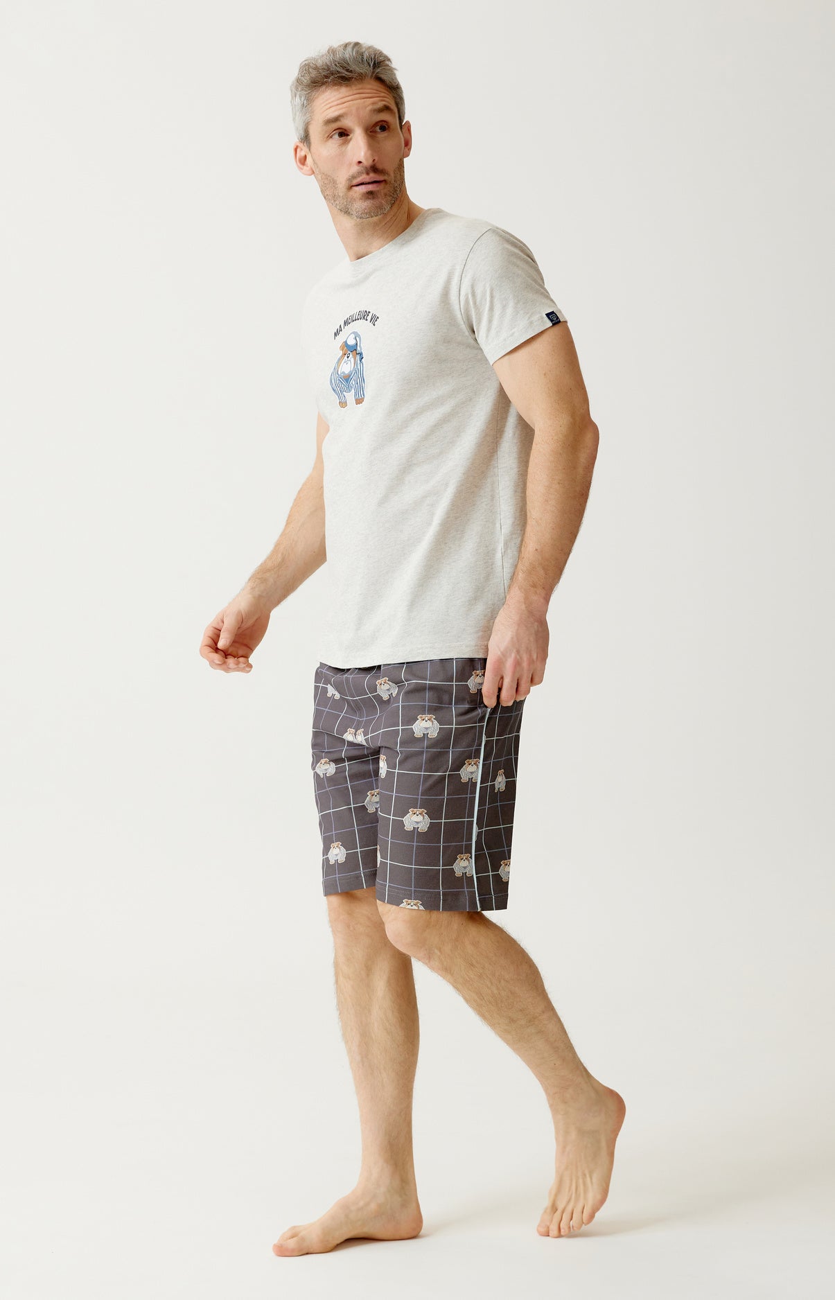Pyjashort en jersey de coton léger - Ma meilleure vie