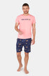 Pyjashort Homme Sans Pression Marine 1