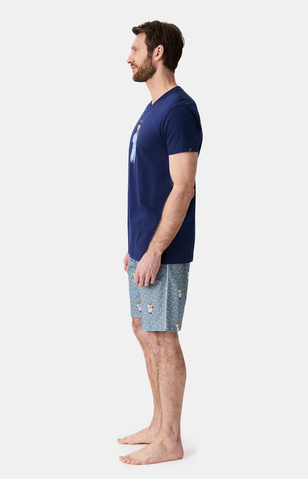 Pyjamas Homme Esprit Livre GRIS 5