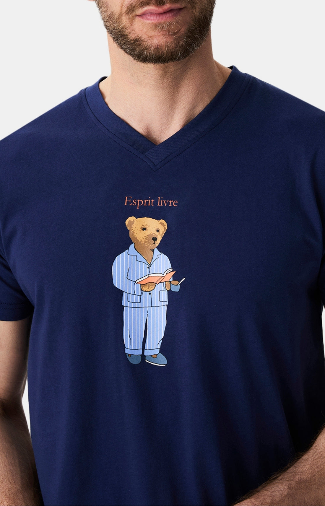 Pyjamas Homme Esprit Livre GRIS 2