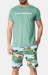 Pyjashort Homme Campagne Vert 1