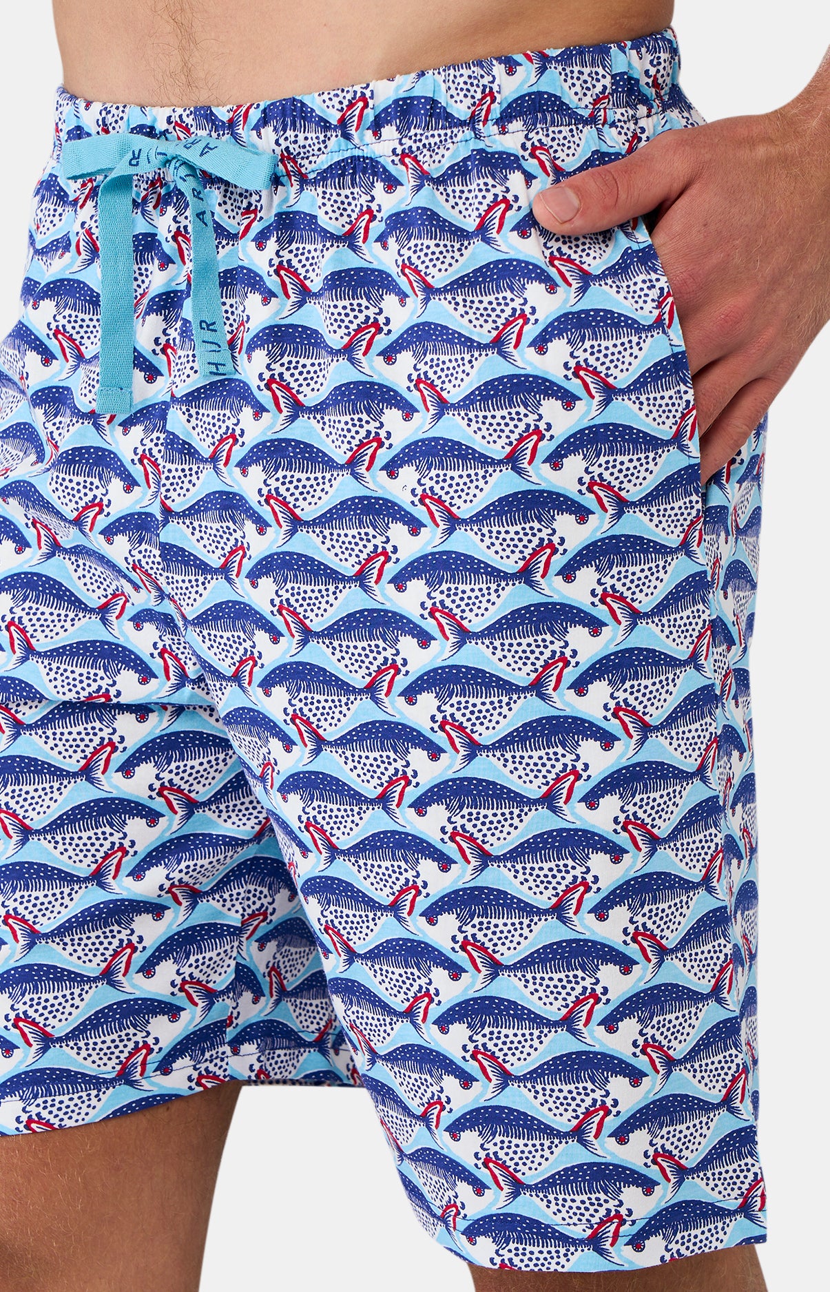 Pyjashort Homme Carpe Diem Bleu et Marine 4