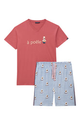 Pyjamas Homme A poêle GRIS 3