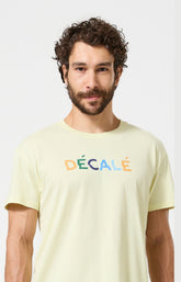 Pyjama Homme Décalé Manches courtes Imprimé rayures géométriques multicolores 2