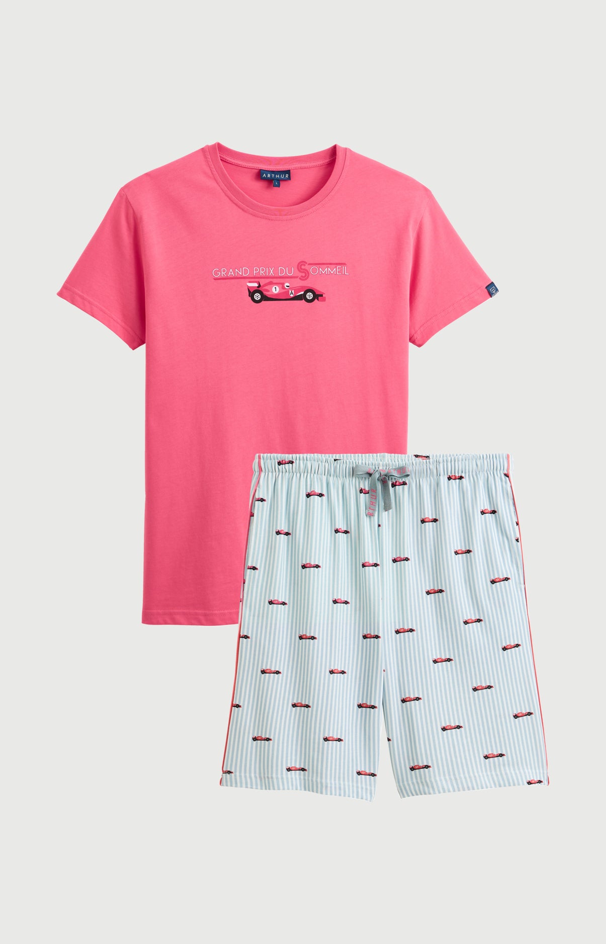 Pyjama Homme Le Grand Prix du Sommeil Manches courtes Imprimé voiture formule 1  3