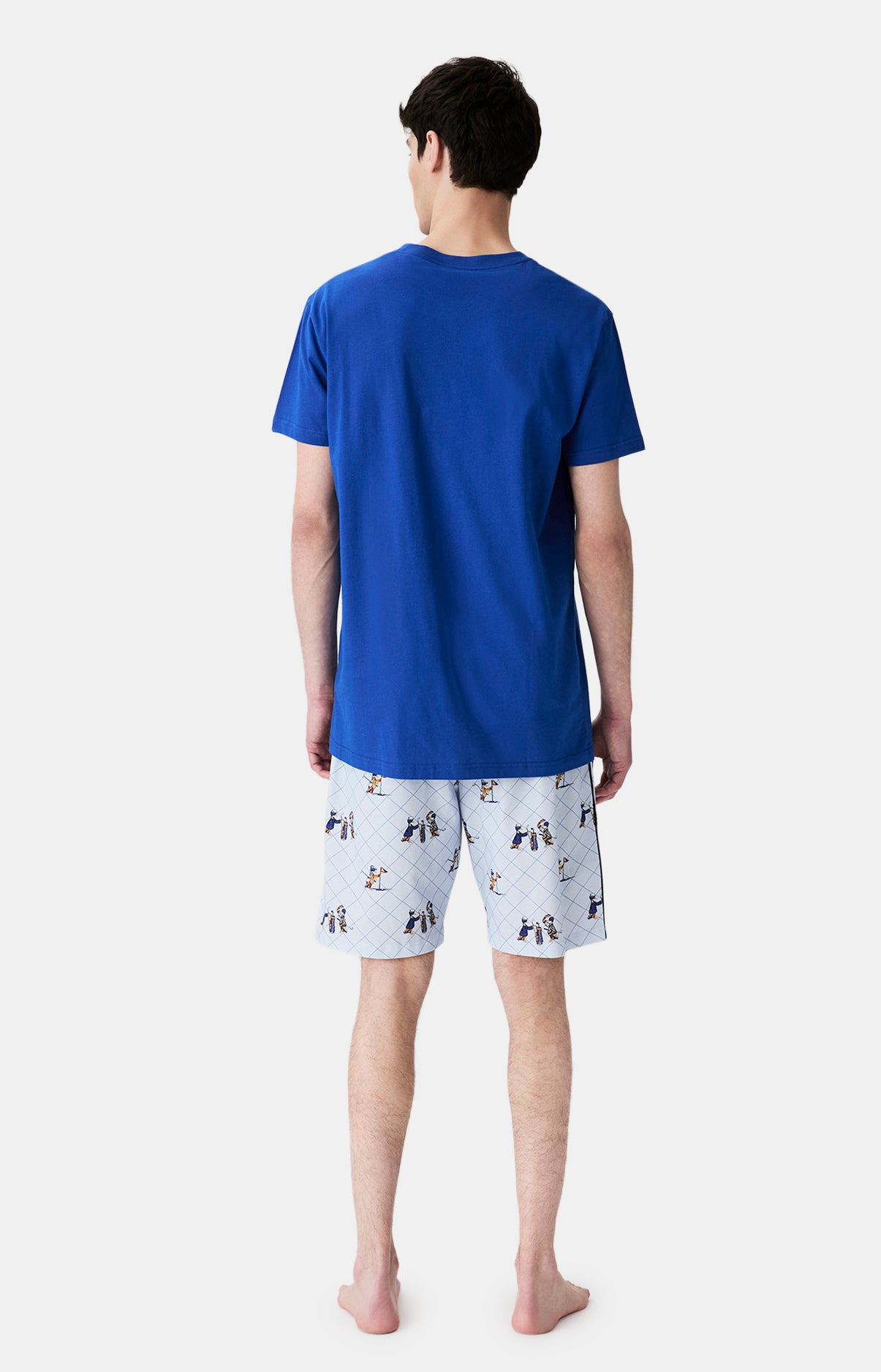 Pyjamas Homme Touche pas à mon putt BLEU 6