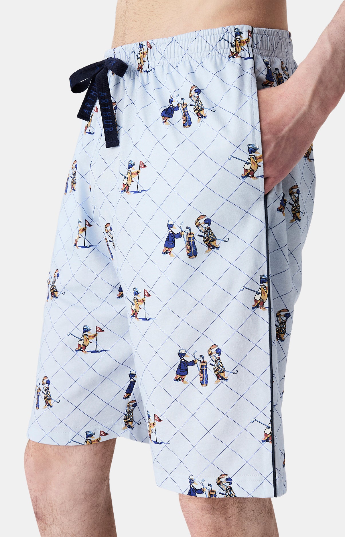 Pyjamas Homme Touche pas à mon putt BLEU 7