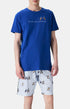 Pyjamas Homme Touche pas à mon putt BLEU 1