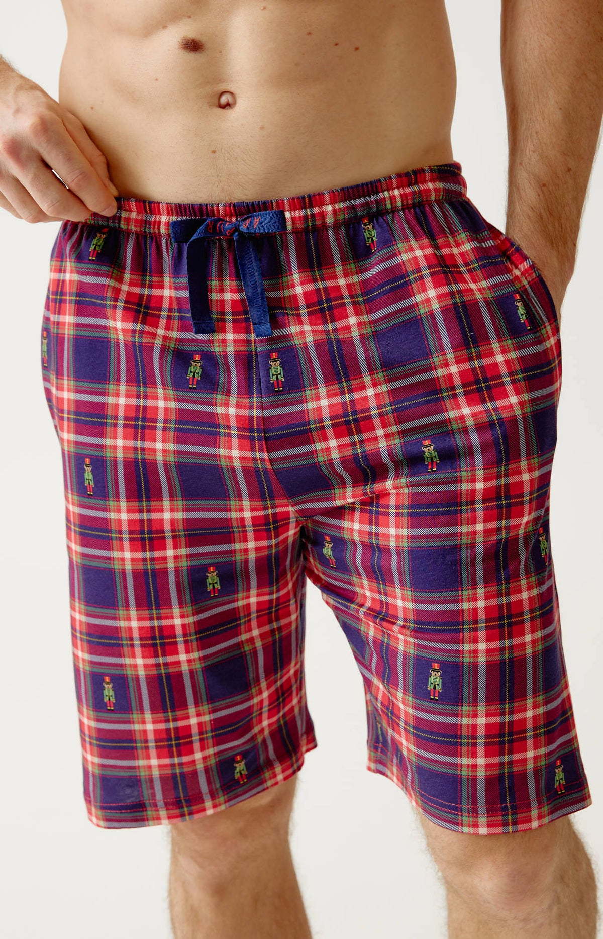 Pyjashort en jersey de coton léger - Léon