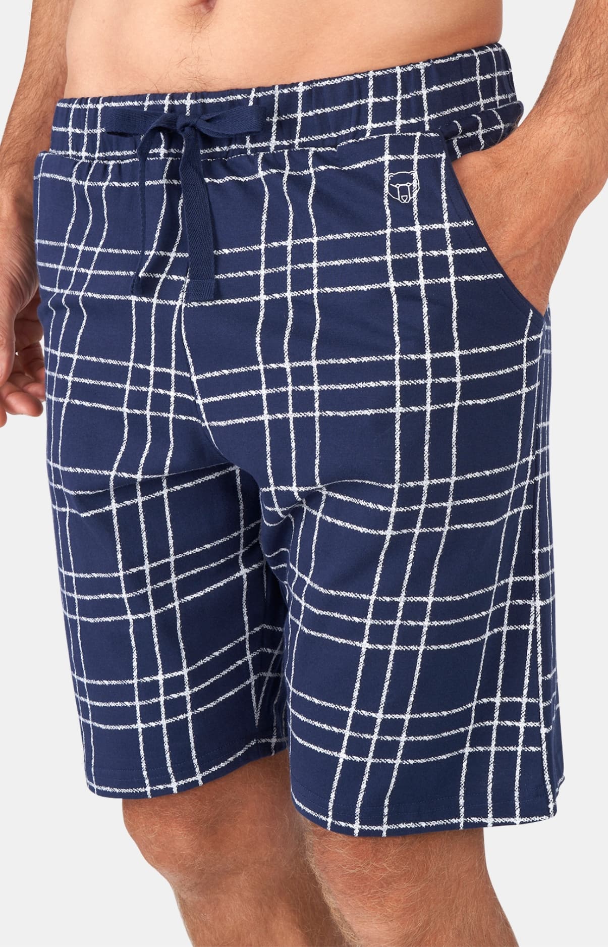 Pyjashort Homme Marine 4