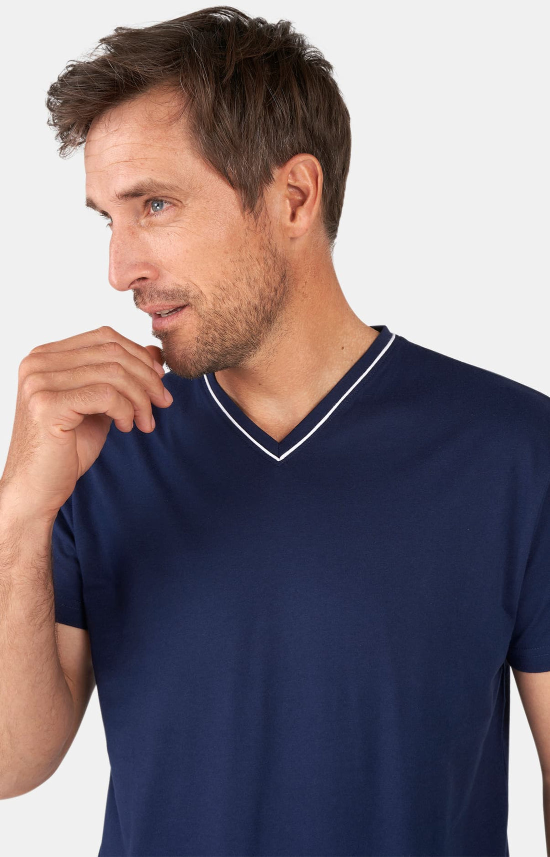 Pyjashort Homme Marine 2