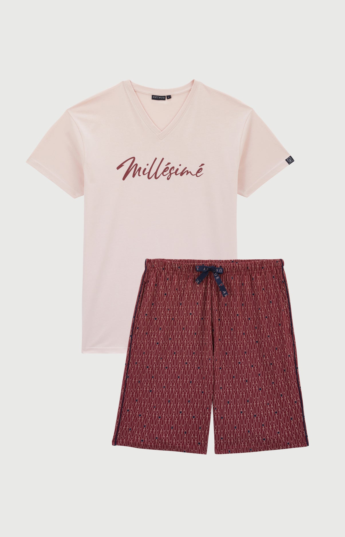 Pyjashort en jersey de coton léger - Millésimé