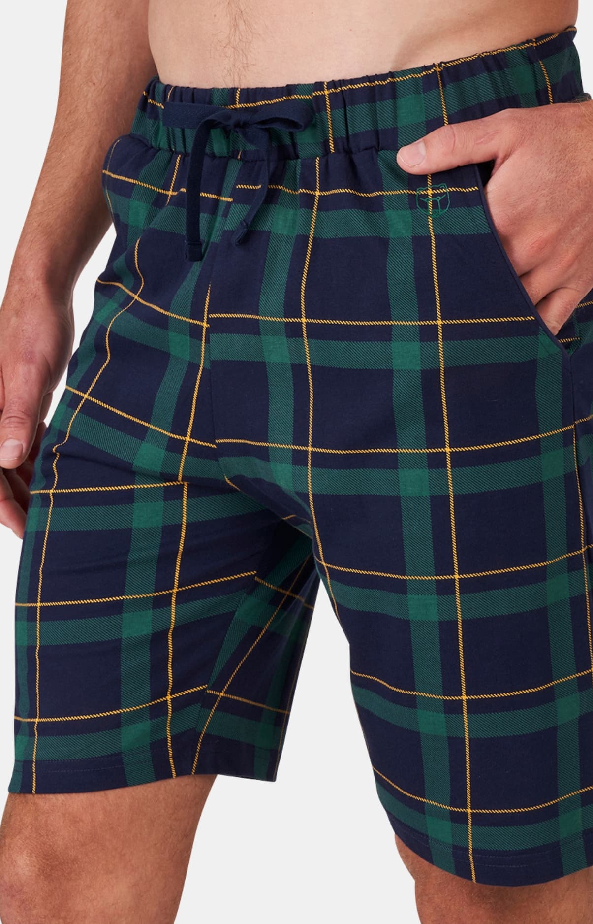 Pyjashort Homme Marine 5