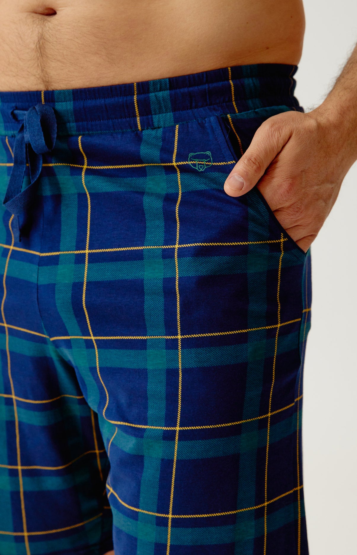 Pyjashort Homme Marine 6
