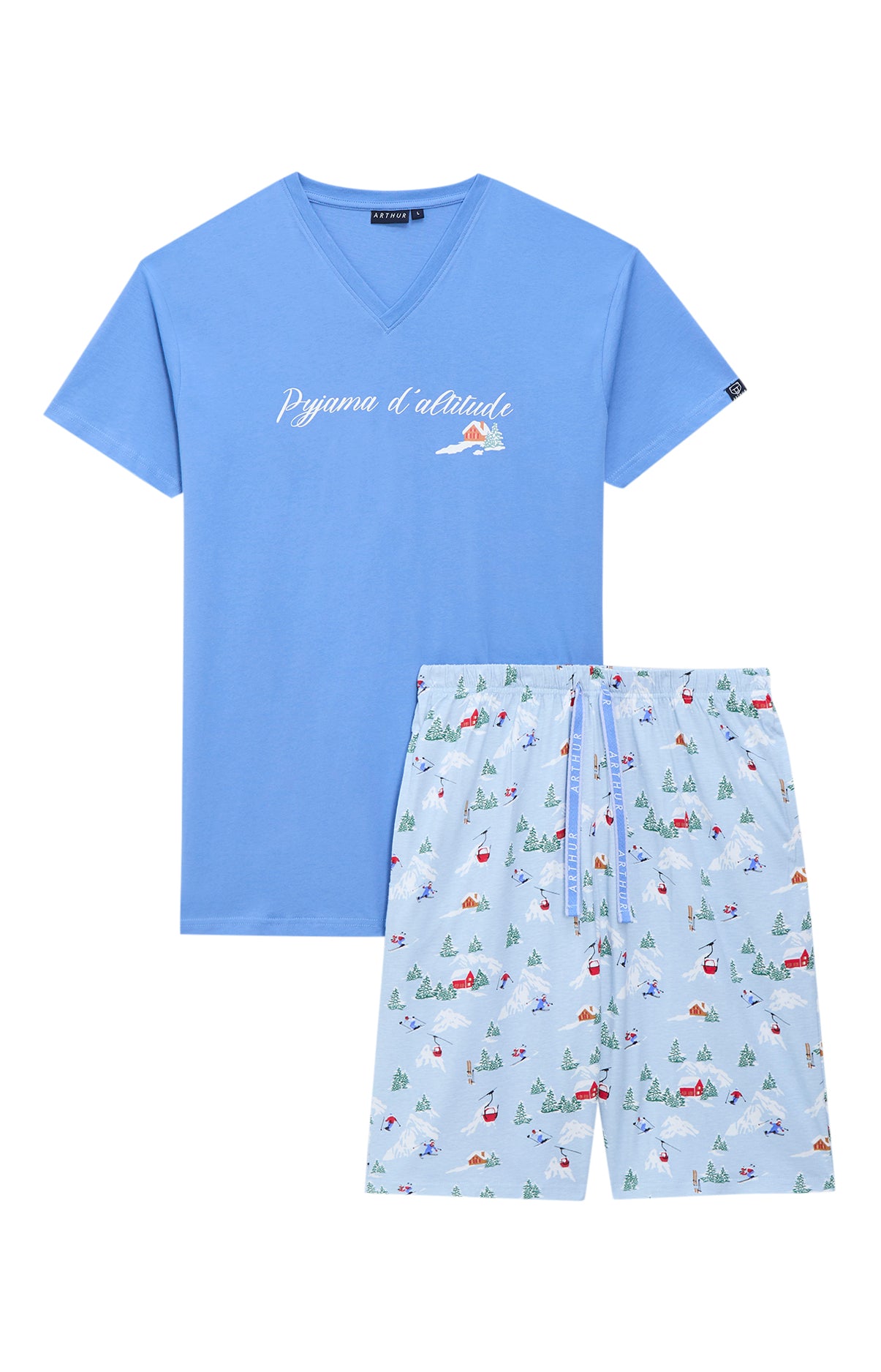 Pyjamas Homme Noël en altitude CIEL 3