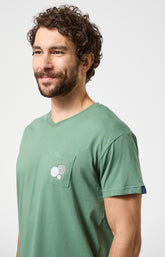 Pyjama Homme Pétanque Manches courtes Imprimé joueurs de pétanque 2
