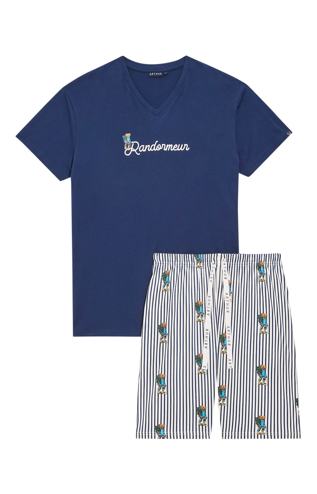 Pyjashort Randormeur - Marine 3
