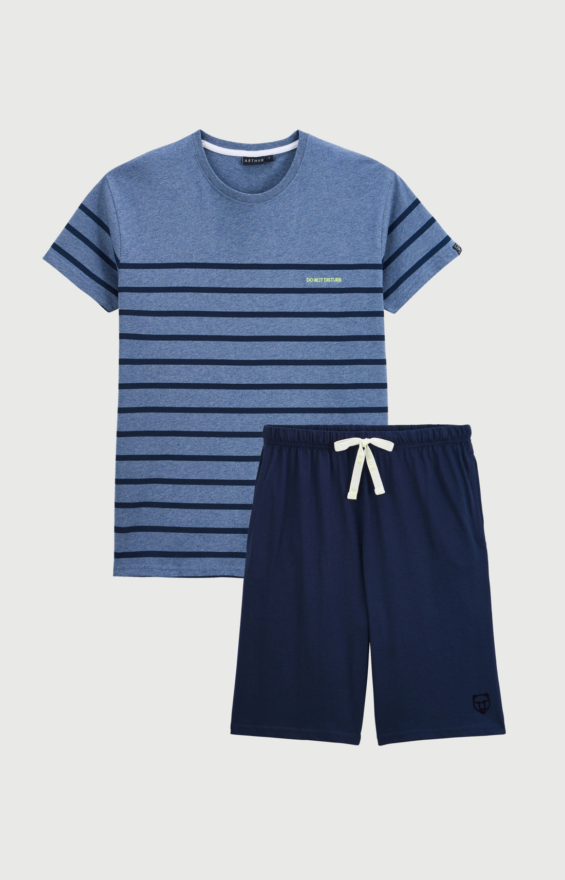 Pyjashort Homme Do not Disturb Bleu 3