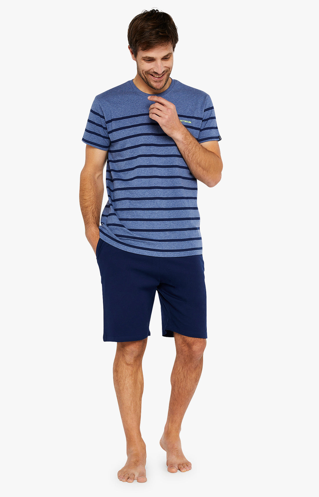 Pyjashort Homme Do not Disturb Bleu 1