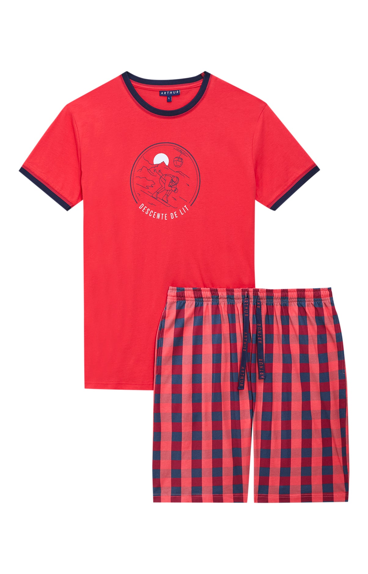 Pyjamas Homme Descente de lit ROUGE 3