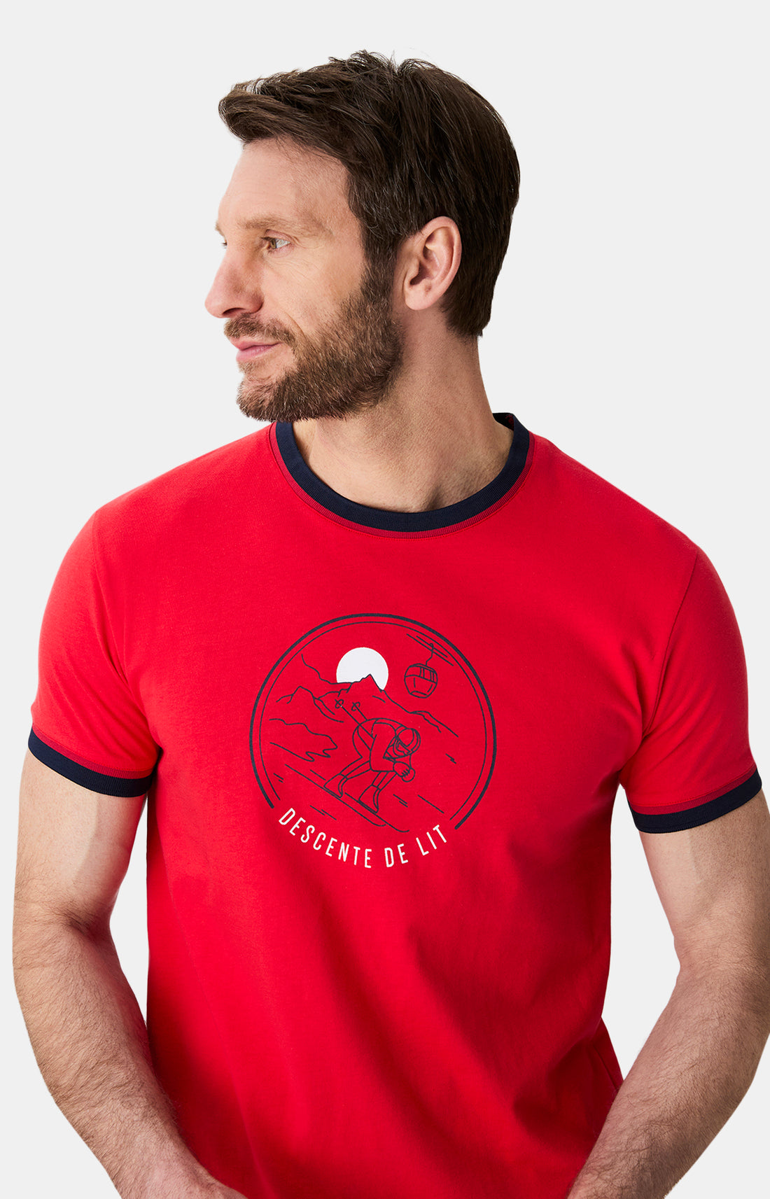 Pyjamas Homme Descente de lit ROUGE 2